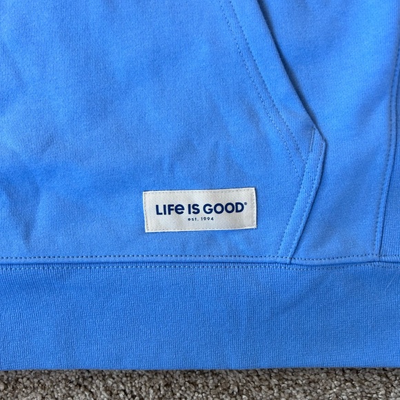 NWOT Life Is Good Labrador Leash Simply True Fleece Hoodie. Dog Mom. Cozy. Large - Picture 3 of 15
